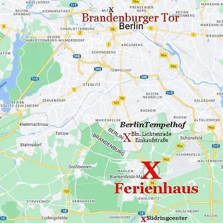 Berlinurlaub Im Gruenen, 6 Betten, Pool, Sauna, Spielplatz, Grill, Tischtennis בית נופש *